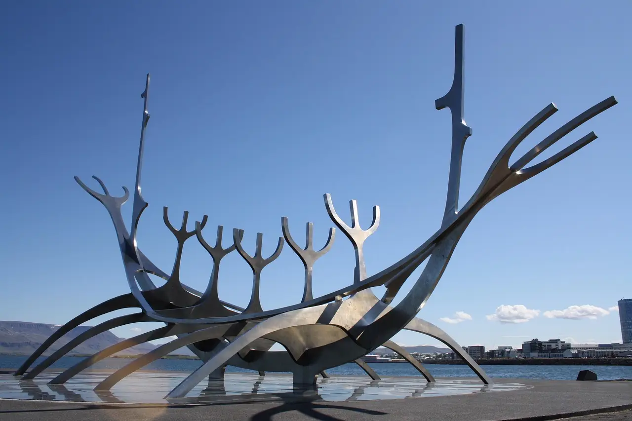 sculpture Sun Voyager à Reykjavik lors d’un voyage en Islande