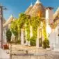 Découvrez les ruelles blanches et les trulli typiques d'Alberobello, joyau des Pouilles en Italie.