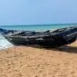 Barques de pêche sur une plage du Bénin lors d’un voyage sur mesure au Bénin